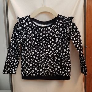 Carter's baby girl leopard print sweatshirt